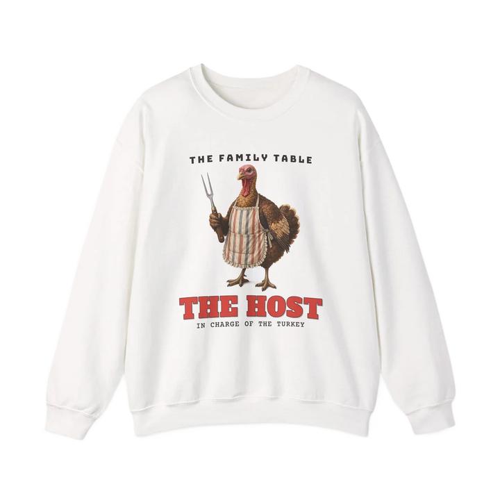 The Family Table: The Host matching family sweatshirt by Inkida