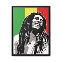 Portrait Bob Marley The Legend Matte Canvas W Black Frame