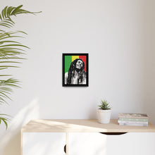 Portrait Bob Marley The Legend Matte Canvas W Black Frame