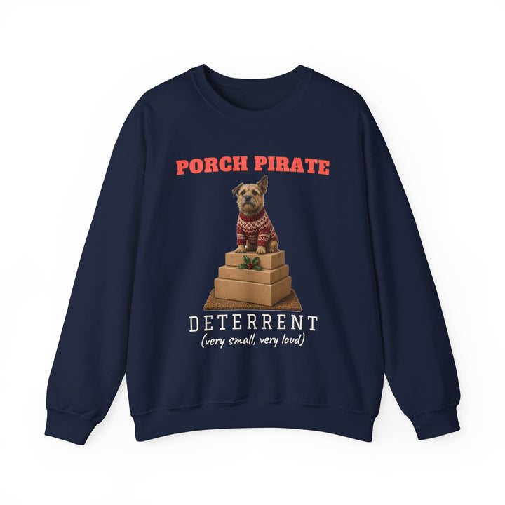 Porch Pirate Deterrent Terrier Sweatshirt