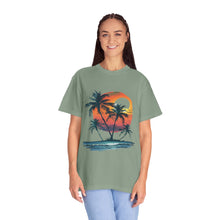 Summer Time - Sunshine Unisex Garment-Dyed T-shirt Love My Cat