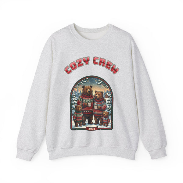 Head Elf in Charge 2026 family Christmas sweatshirt by Inkida, view 2