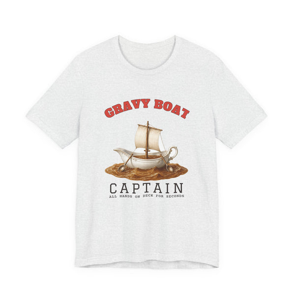 Gravy Boat Captain funny t-shirt, view 2