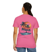 Hello Summer Sunset - Unisex Garment-Dyed T-shirt