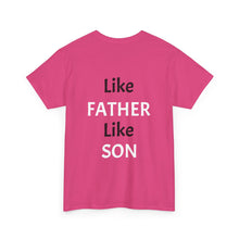 No DNA Test Needed - Like Father Like Son Men's Heavy Cotton Tee