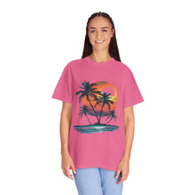 Summer Time - Sunshine Unisex Garment-Dyed T-shirt Love My Cat