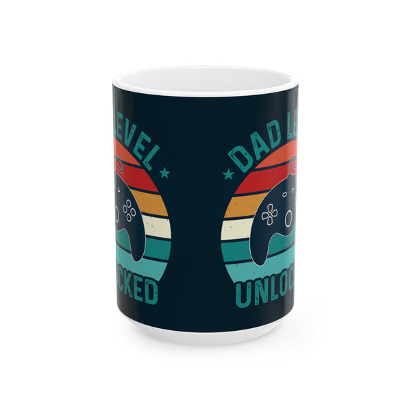 Dad Level Unlocked Ceramic Mug