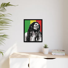 Portrait Bob Marley The Legend Matte Canvas W Black Frame