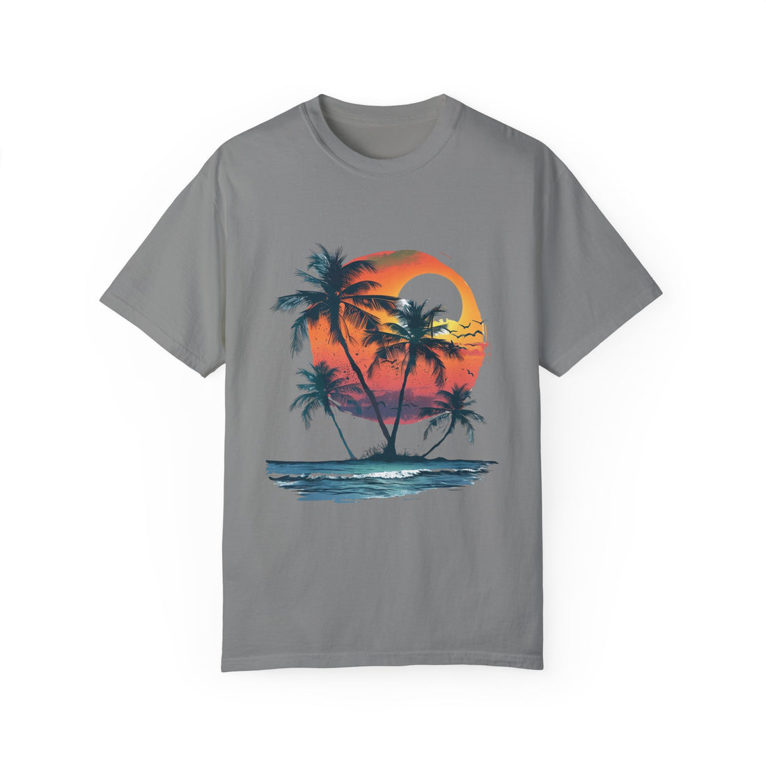Summer Time - Sunshine Unisex Garment-Dyed T-shirt Love My Cat
