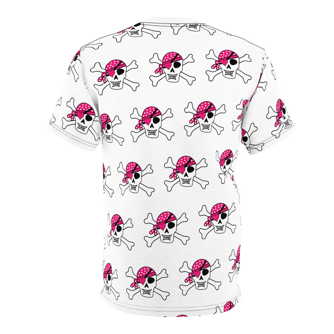 Unisex Skull and Crossbones Cut & Sew Tee
