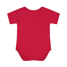 Little American USA flagged Map Infant Baby Rib Bodysuit