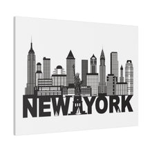 New York City Matte Canvas, Stretched, 0.75
