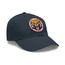 Tiger - Dad Hat with Leather Patch (Round)