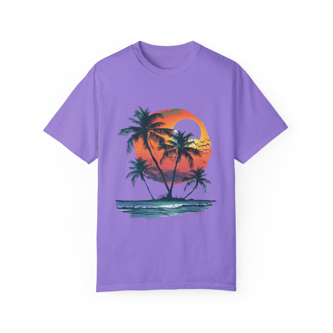 Summer Time - Sunshine Unisex Garment-Dyed T-shirt Love My Cat