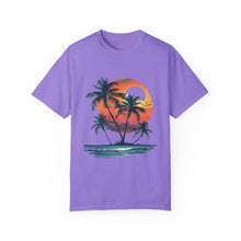 Summer Time - Sunshine Unisex Garment-Dyed T-shirt Love My Cat