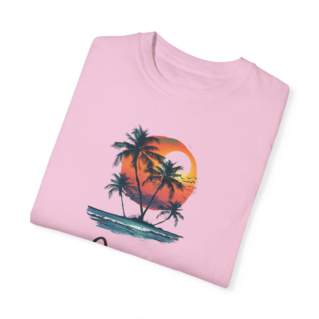 Hello Summer Sunset - Unisex Garment-Dyed T-shirt