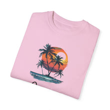 Hello Summer Sunset - Unisex Garment-Dyed T-shirt