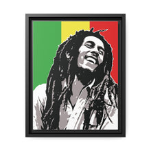 Portrait Bob Marley The Legend Matte Canvas W Black Frame