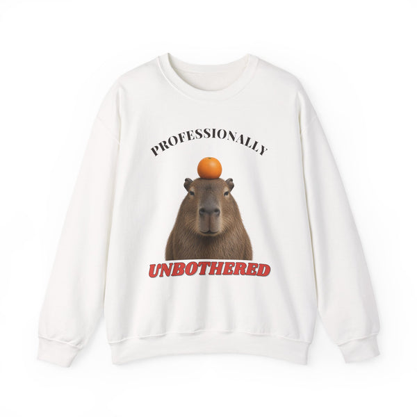 Professionally Unbothered funny sweatshirt by Inkida