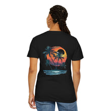 Hello Summer Sunset - Unisex Garment-Dyed T-shirt