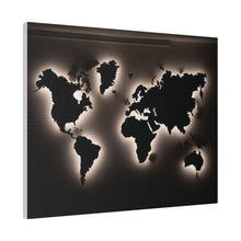 Motherboard map, World Map Matte Canvas, Stretched, 0.75