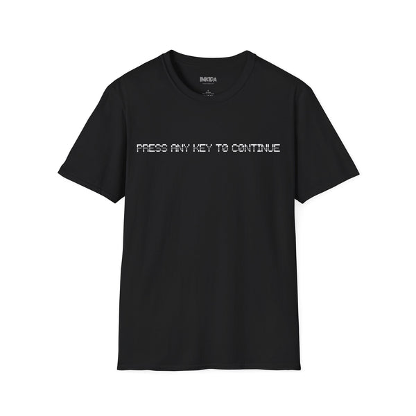 Press Any Key To Continue - T-Shirt