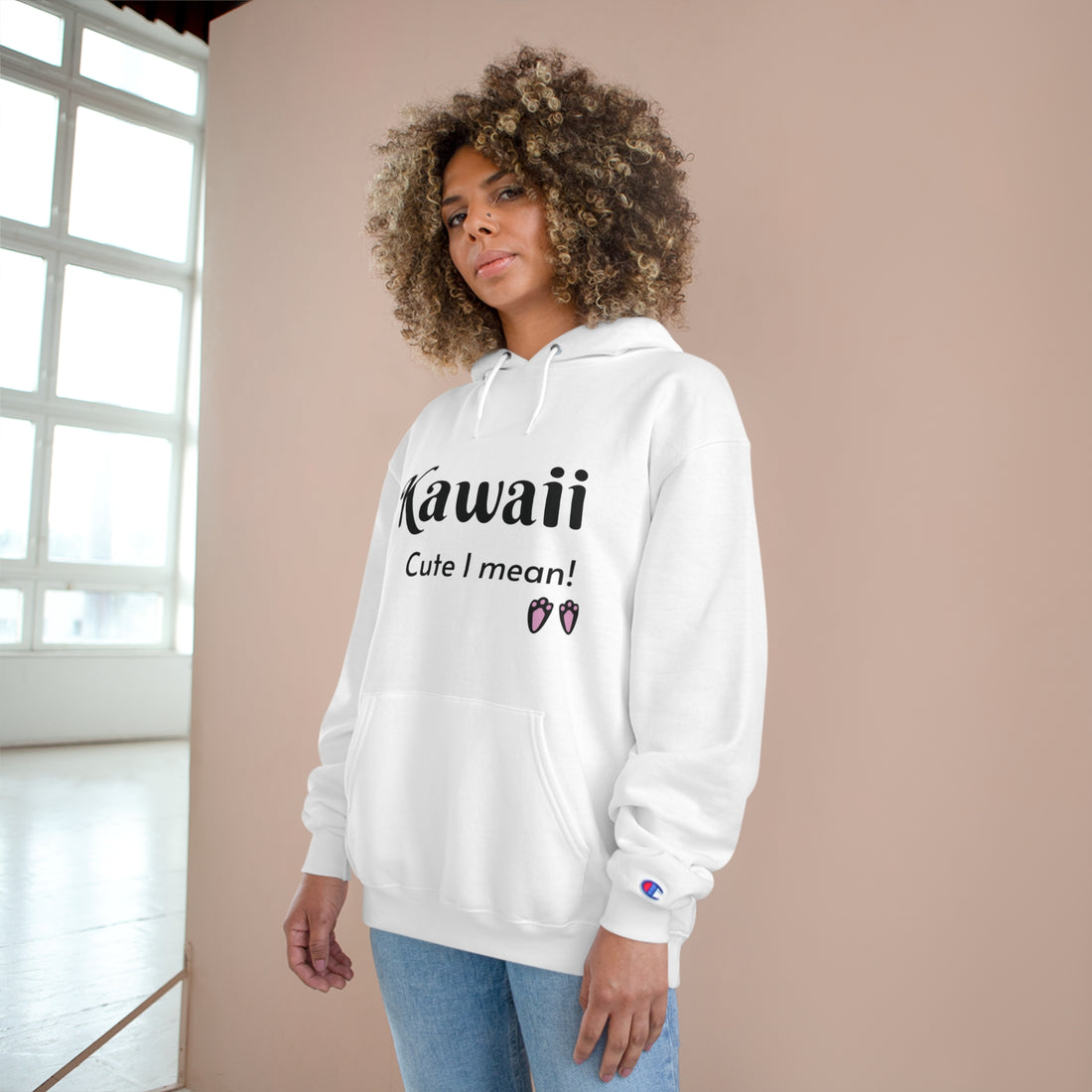 Just A Girl Who Loves Anime & KPOP - Champion Hoodie - Kawaii