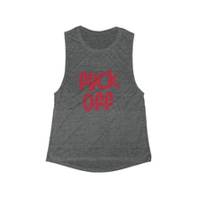 Fuck Off Women's Flowy Scoop Muscle Tank