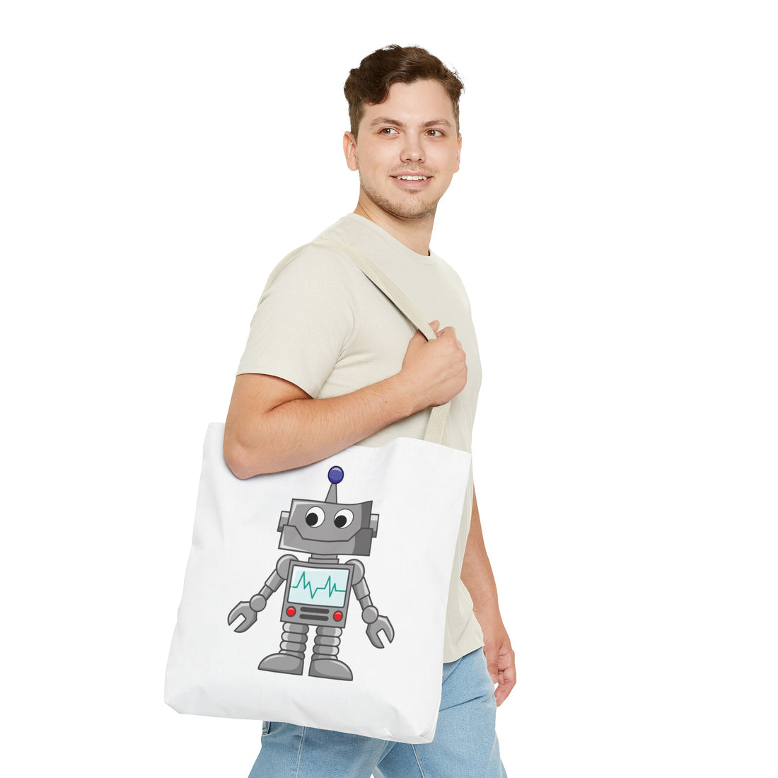 Robot & Skeleton - Tote Bag