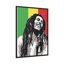 Portrait Bob Marley The Legend Matte Canvas W Black Frame