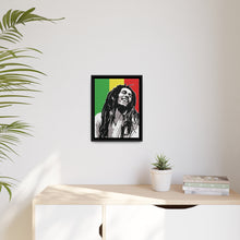 Portrait Bob Marley The Legend Matte Canvas W Black Frame