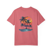 Hello Summer Sunset - Unisex Garment-Dyed T-shirt