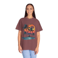 Summer Time - Sunshine Unisex Garment-Dyed T-shirt Love My Cat
