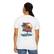 Hello Summer Sunset - Unisex Garment-Dyed T-shirt