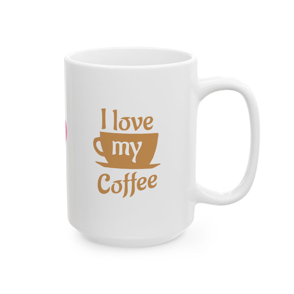 I love Coffee Heart - Ceramic Mug For Coffee Lovers