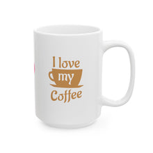 I love Coffee Heart - Ceramic Mug For Coffee Lovers