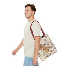 Vintage Girls Collecting Flowers Trending Tote Bag
