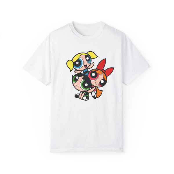 The Powerpuff Girls Unisex Garment-Dyed T-shirt