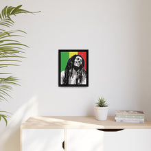 Portrait Bob Marley The Legend Matte Canvas W Black Frame