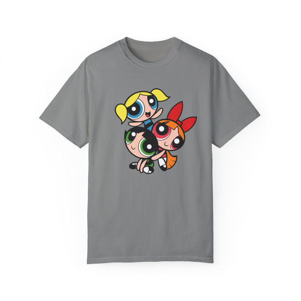 The Powerpuff Girls Unisex Garment-Dyed T-shirt