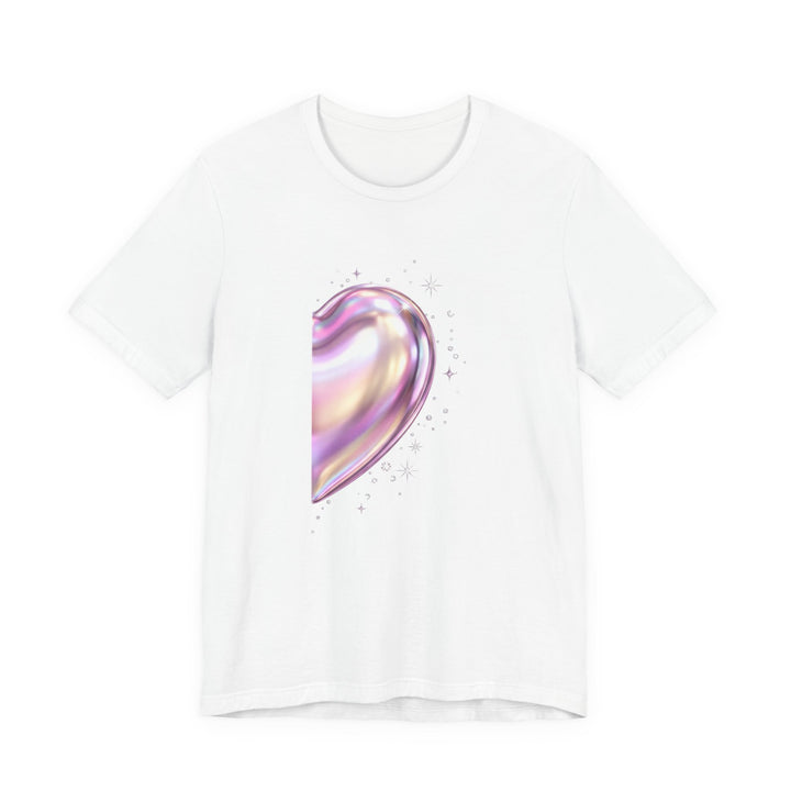 Split Heart Matching Couples T-Shirt Right Half