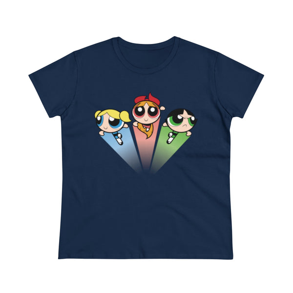The Powerpuff Girls - Women's Midweight Cotton Tee