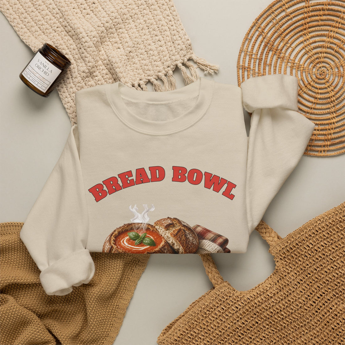 Bread Bowl Weather Cozy Soup Sweatshirt