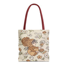 Vintage Girls Collecting Flowers Trending Tote Bag