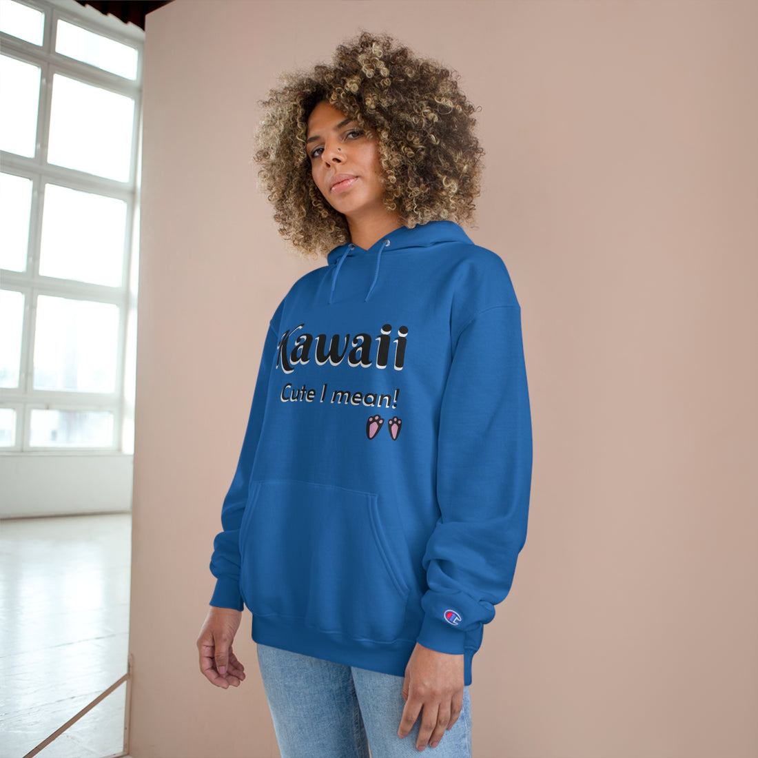 Just A Girl Who Loves Anime & KPOP - Champion Hoodie - Kawaii
