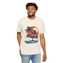 Summer Time - Sunshine Unisex Garment-Dyed T-shirt Love My Cat