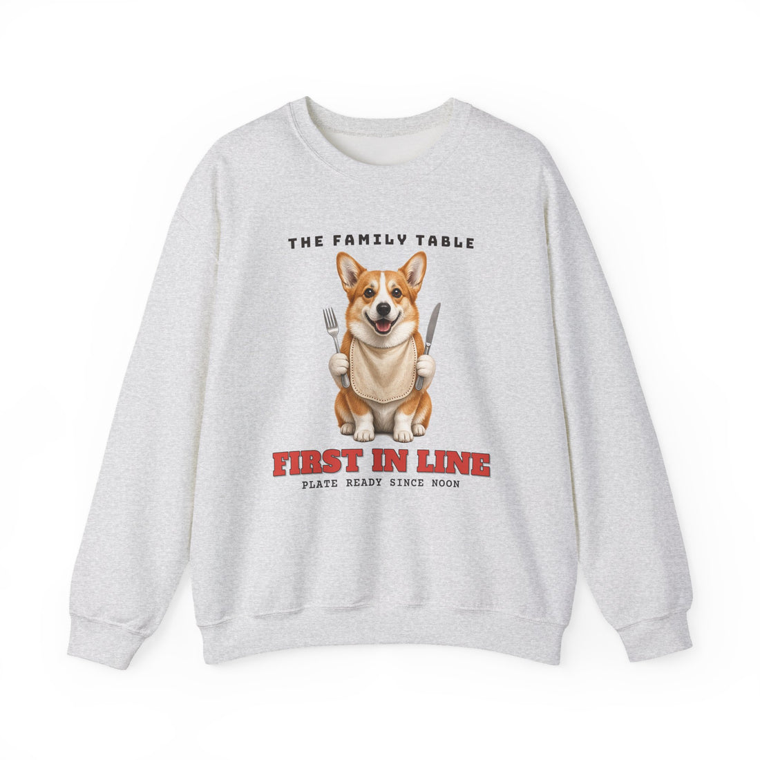 The Family Table: First in Line matching family sweatshirt, view 2