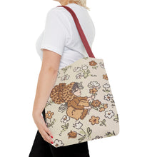Vintage Girls Collecting Flowers Trending Tote Bag