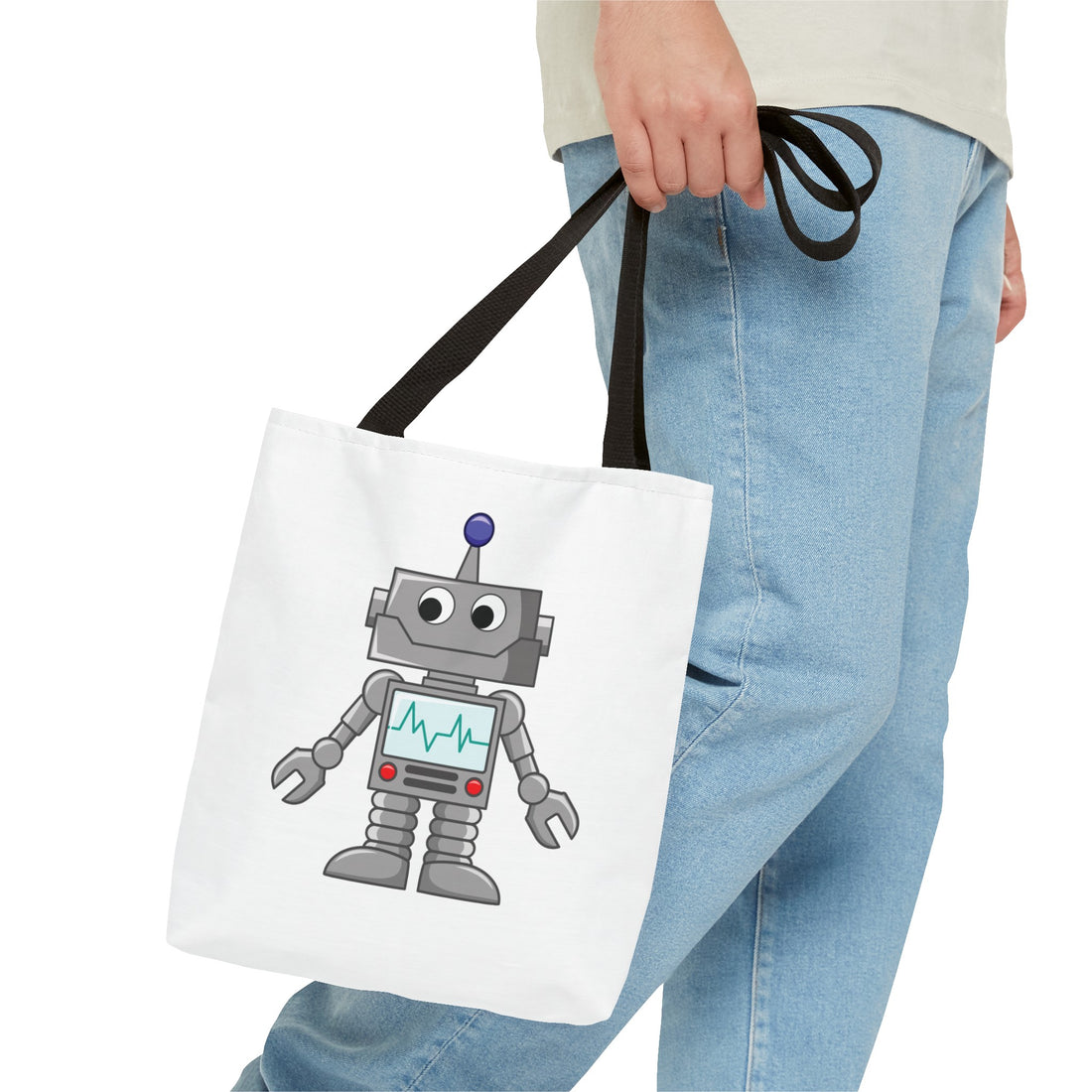 Robot & Skeleton - Tote Bag