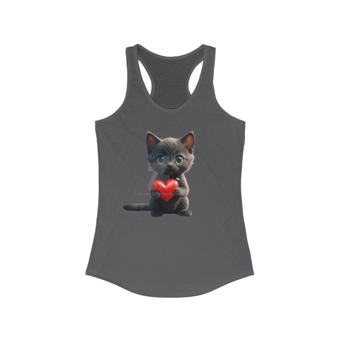 I Love My Cat Women's Racerback Tank
